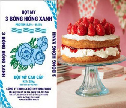 Bột làm bánh 3 Bông Hồng Xanh 500g